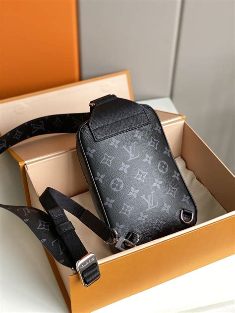 louis vuitton man bag leather|louis vuitton men's sling bag.